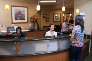 appointment information | cCARE | San Diego & Fresno | Our appointment desk with staff 