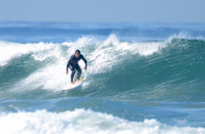 Chris Surfing