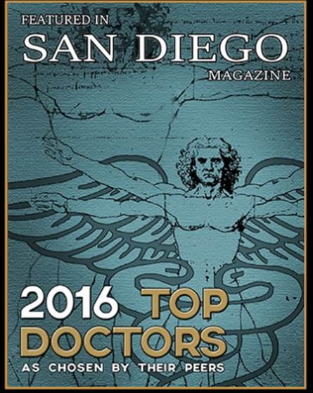 San Diego Magazine 2016 top doctors