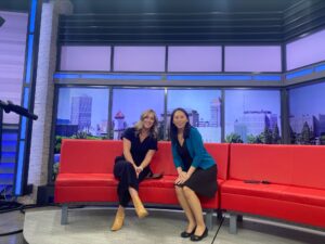 Dr Chang Halpenny with CTV