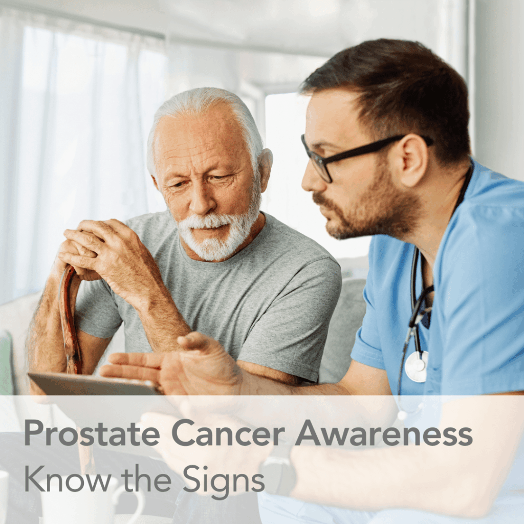 prostate cancer awareness, know the signs